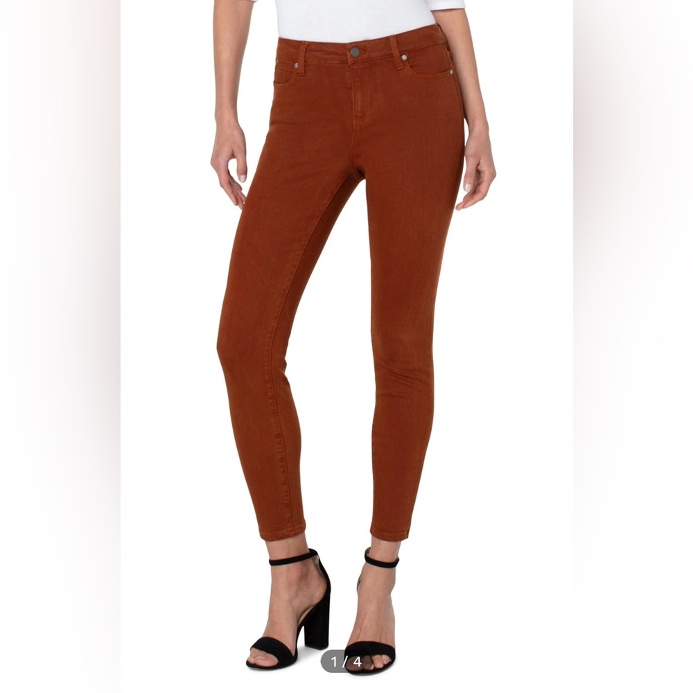 NWT AG ABBY ANKLE SKINNY SZ 27 autumn rose